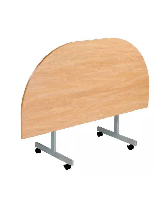 Flip Top D-End Conference Tables - 1600mm Wide