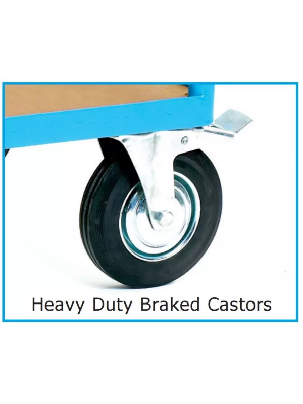 GPC Heavy Duty Platform Truck with Mesh Sides - 1000 x 800mm