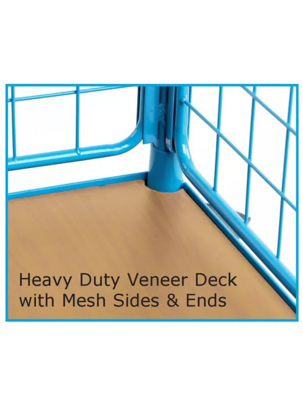 GPC Heavy Duty Platform Truck with Mesh Sides - 1000 x 800mm