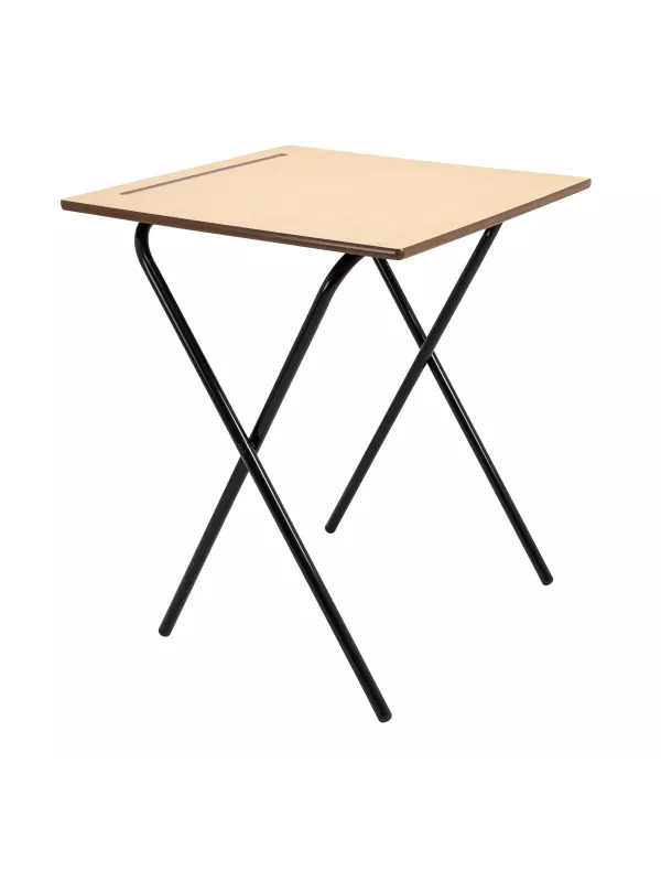 Beech Folding Exam Desk (TC66ED-ECON-720-BE)