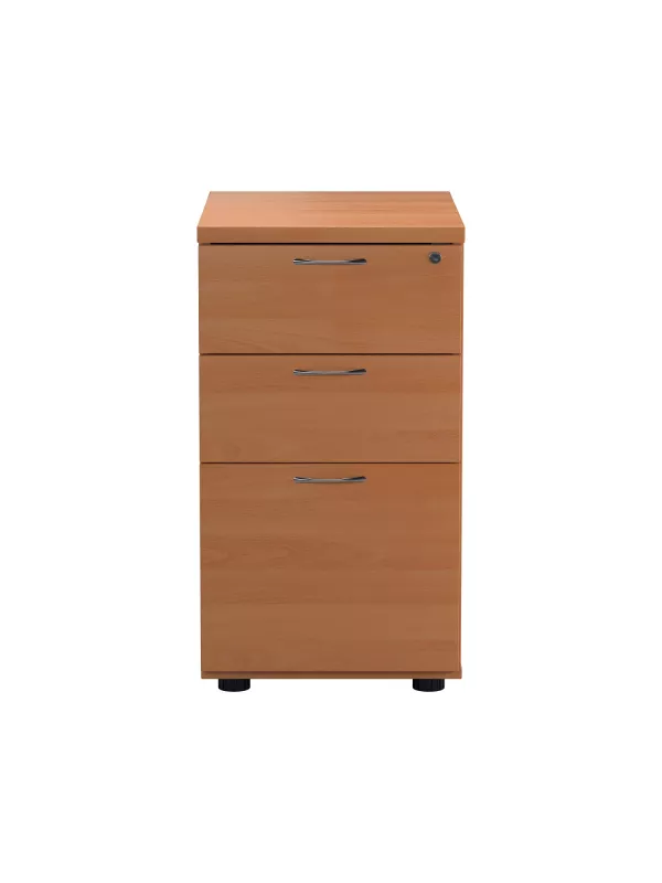 Table High 600mm Deep 3 Drawer Pedestal