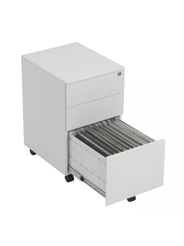 3 Drawer Under Desk Steel Pedestal