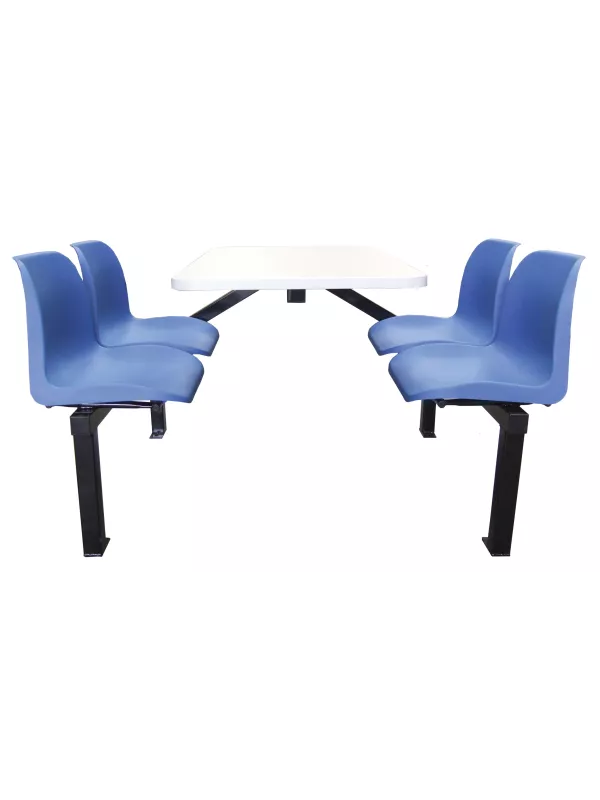 GPC Canteen Table 4 Seater  - 1 Way Access