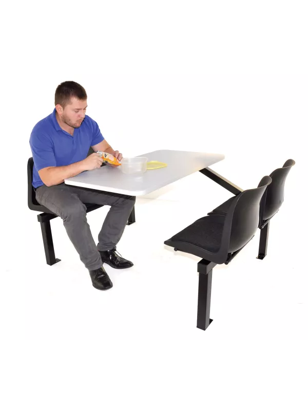 GPC Canteen Table 4 Seater  - 1 Way Access