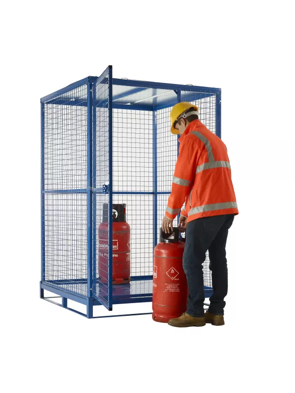 Grenadier Cages K.D. Cylinder Cages Blue