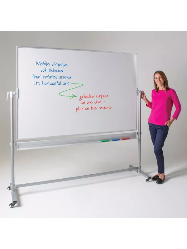 Metroplan Revolving Mobile Whiteboard