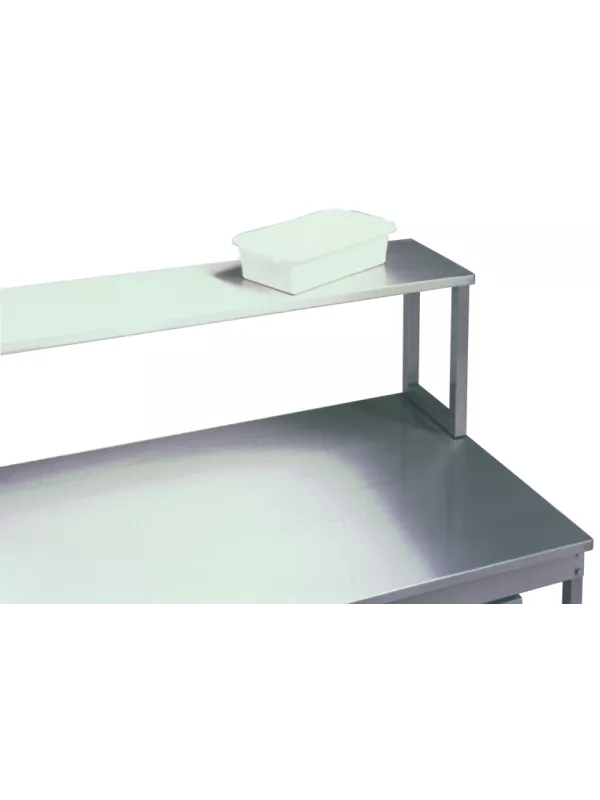 QMP Stainless Steel Workbench with Low Shelf – Hygienic & Practical Workspace