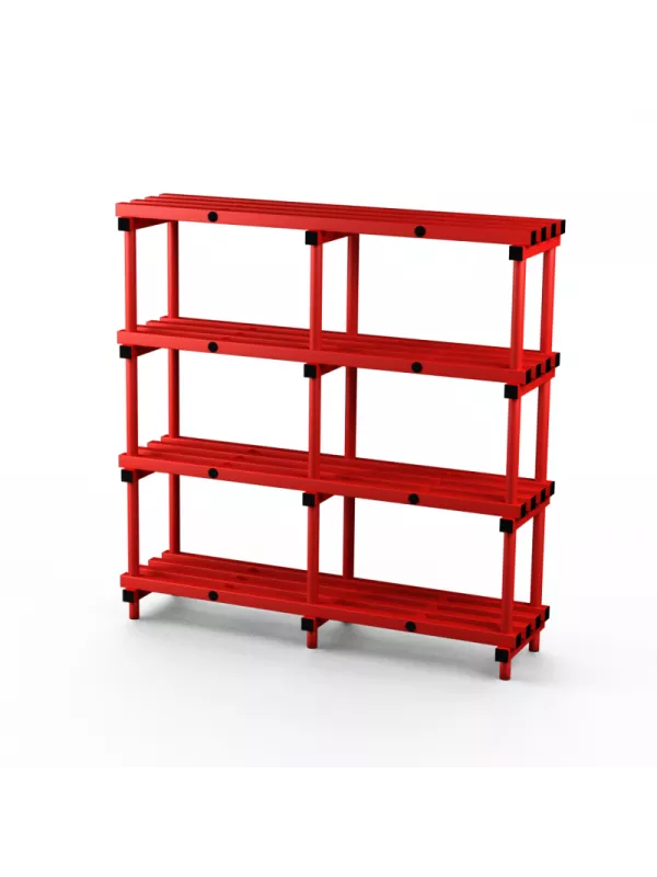 Stacarac Plastic Shelving - 1500mm Long - Double Bay