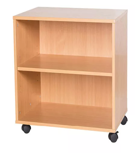Willowbrook Double Mobile Open Shelf Unit - 533mm High