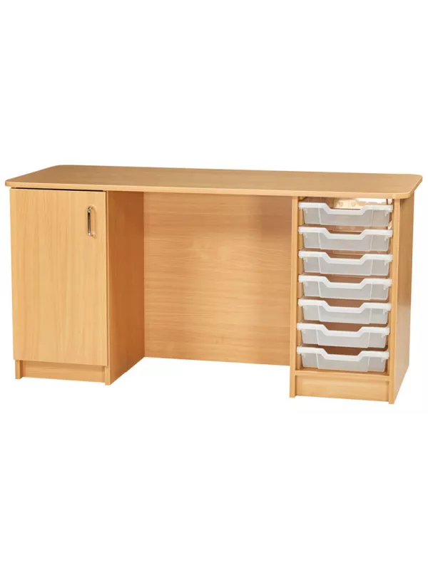 Willowbrook Double Pedestal Teachers Desk