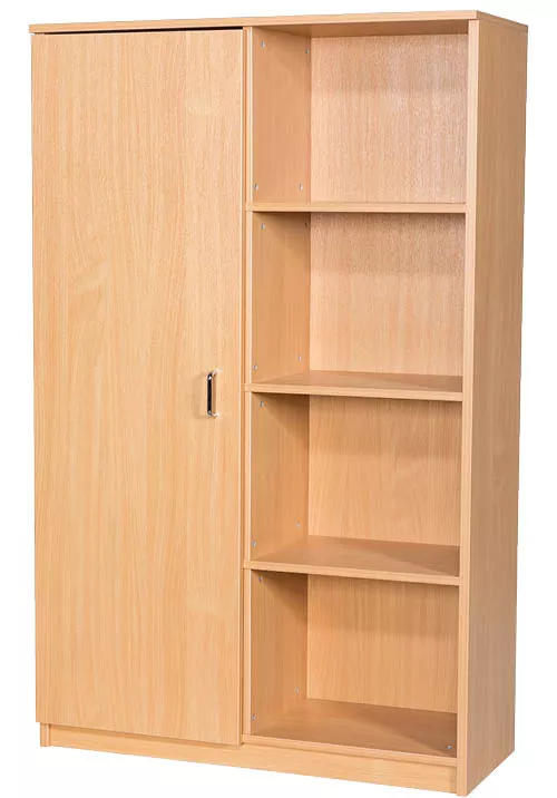 Willowbrook Premium 40 Box file Storage Unit with Half Cupboard 1710mm High