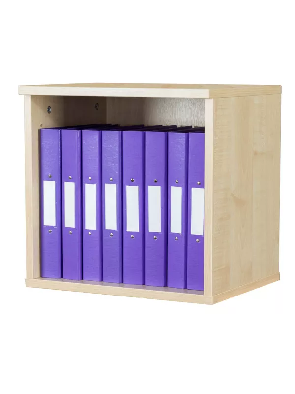 Willowbrook Premium 5 Box File Open Wall Mounted Unit 438mm High