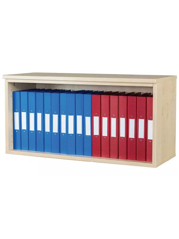 Willowbrook Premium 10 Box File Open Wall Mounted Unit 438mm High