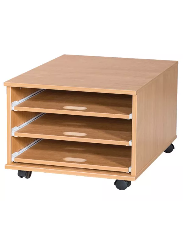Willowbrook Professional A2 Paper Storage Unit Sliding Shelves