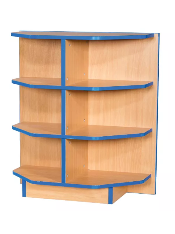 Willowbrook Folio Premium End Cap Flat Top Library Bookcase