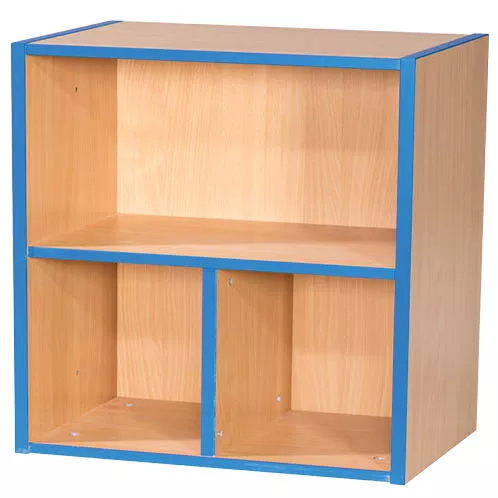 Willowbrooke KubbyKurve Two Tier 1 + 2 Library Shelf Unit 700mm High 500mm Wide