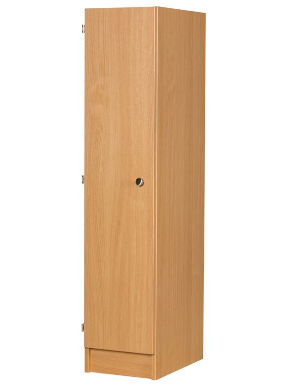Premium Primary School 1 Door Wooden Locker - 450mm Deep