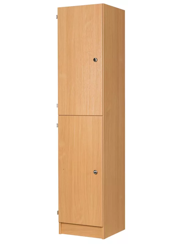 Willowbrook Premium Secondary School 2 Door Wooden Locker - 400mm Deep