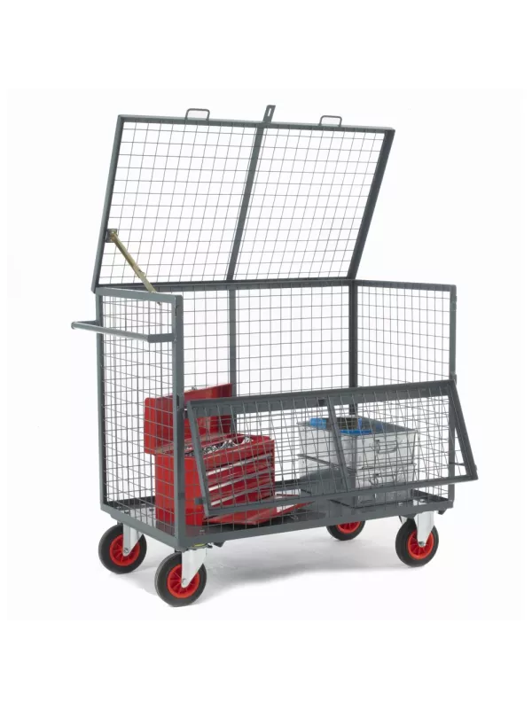 GPC Security Box Trolleys - Mesh