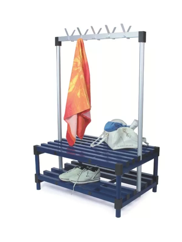 Stacarac Double Sided Plastic Cloakroom Bench