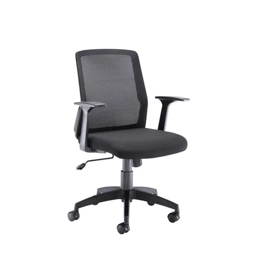 Executive Mid Back Chair - Black Mesh