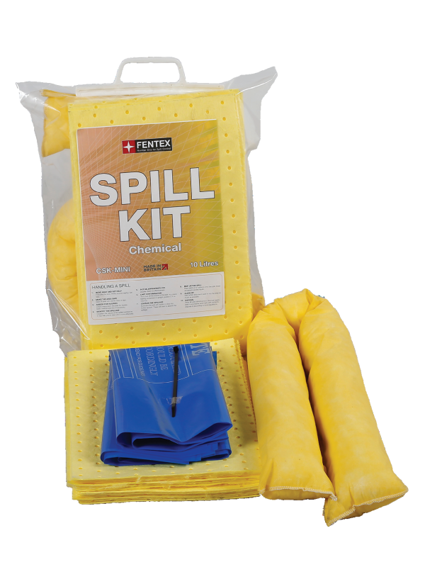 Chemical Spill Kit - Heat Sealed Bag 10L