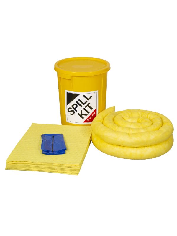 Chemical Spill Kit in Plastic Drum