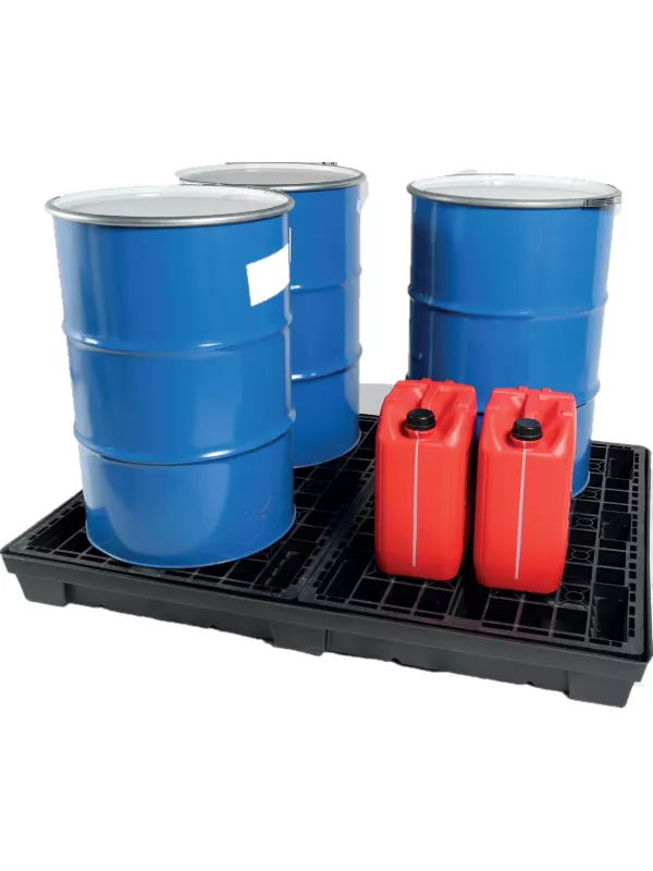 Fentex Recycled Plastic Spill Pallet - 4 Drums