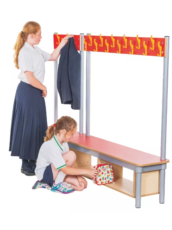 Willowbrook KubbyClass Single Sided Coat Benches