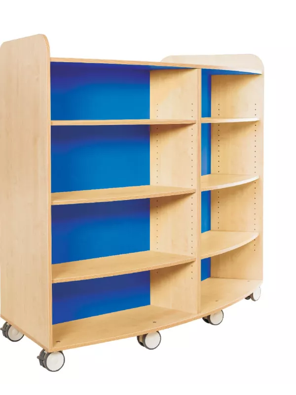 Willowbrook KubbyClass Curved Library Bookcase 1500mm