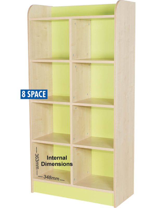 KubbyClass Twin Storage Cubes 1750mm High - 8 Space Cube