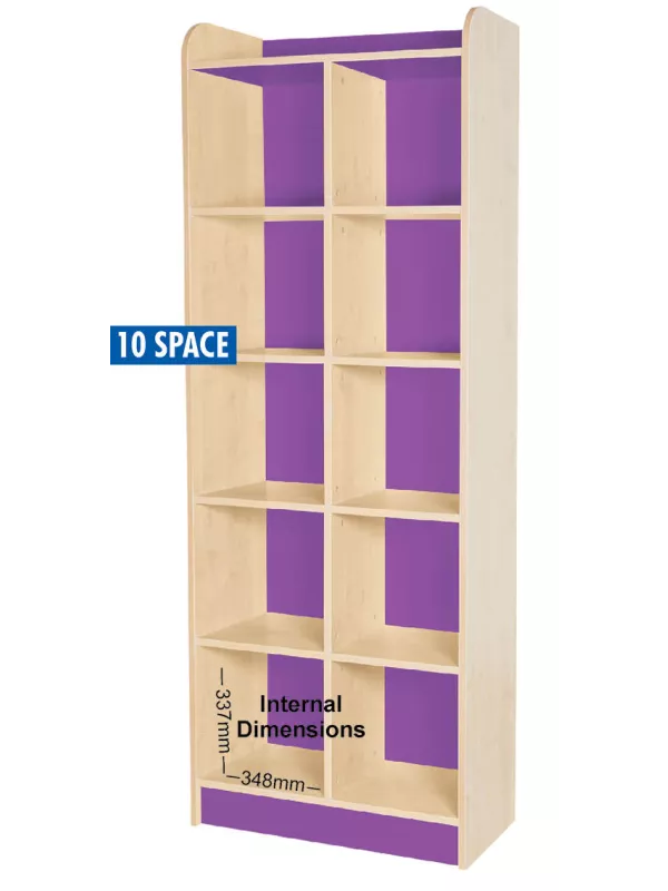 Willowbrook KubbyClass Twin Storage Cubes 2000mm High - 10 Space Cube