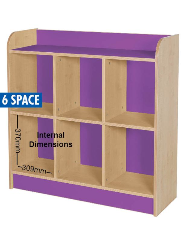 KubbyClass Triple Storage Cubes 1000mm High - 6 Space Cube