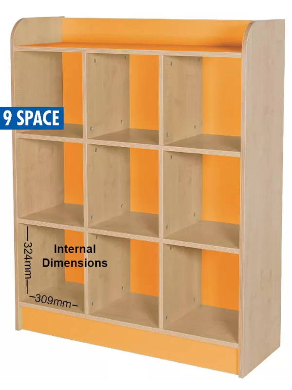 Willowbrook KubbyClass Triple Storage Cubes 1250mm High - 9 Space Cube