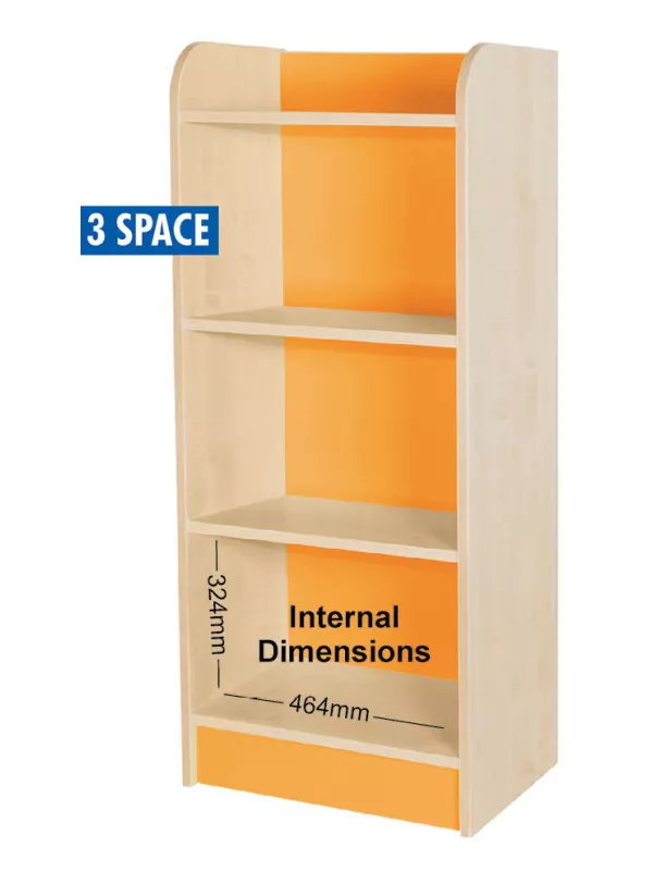 Willowbrook KubbyClass Single Storage Cubes 1250mm High - 3 Space Cube