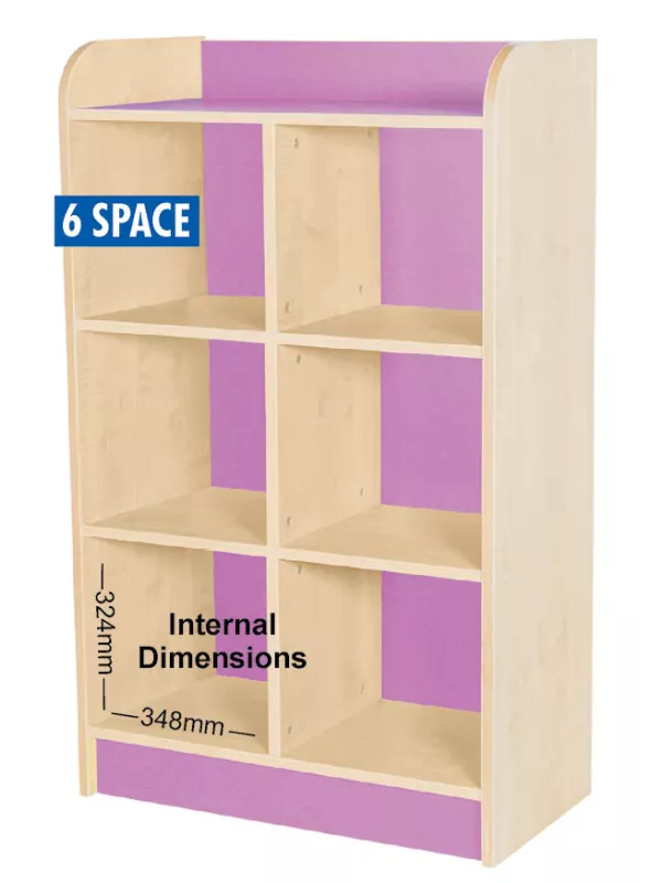 Willowbrook KubbyClass Twin Storage Cubes 1250mm High - 6 Space Cube