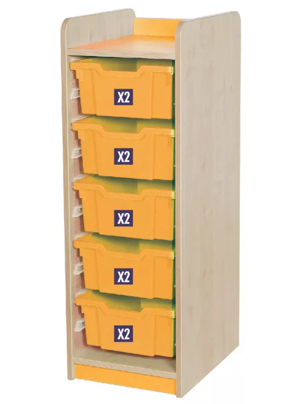 KubbyClass Single Bay Combination Tray Storage Units