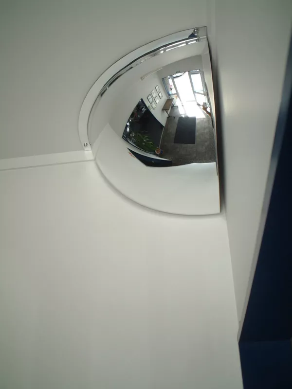 Securikey Hemisphere Convex Quarter Face Dome Mirrors