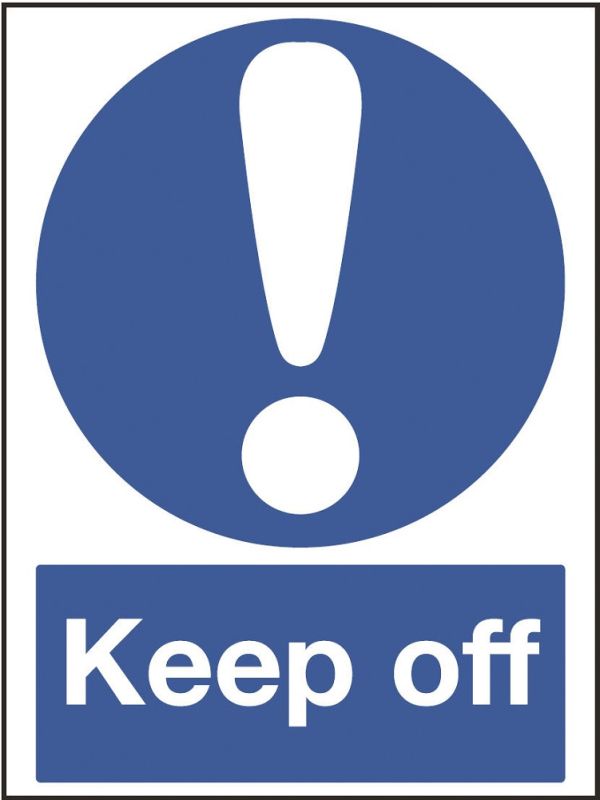 Keep Off Sign - Pack of 10