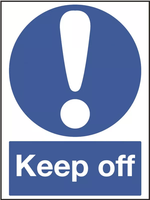 GPC Keep Off Sign - Pack of 10