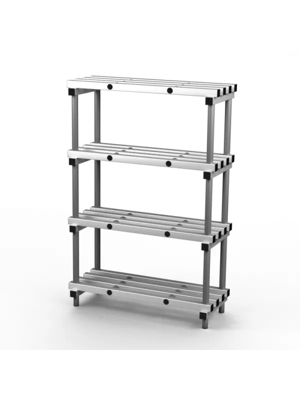 Stacarac Modular Aluminium Shelving - 1200mm Long