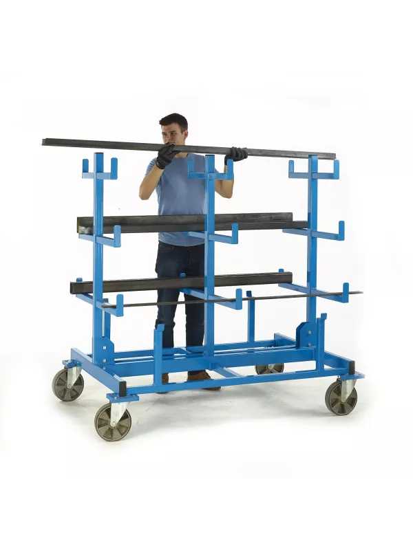 GPC Heavy Duty Mobile Bar Storage Rack