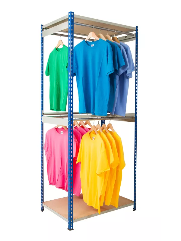 Anco Rivet Garment Racks - Double Rail