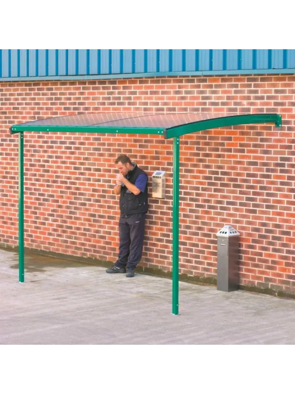 QMP Large Wall-Mounted Smoking Shelter – Space-Saving, All-Weather Solution