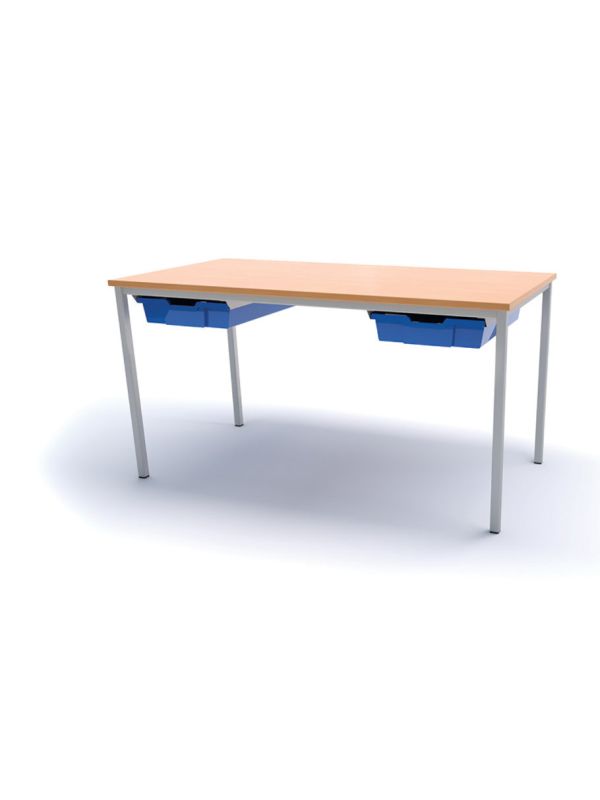 1100 x 550mm Classroom Table C/W Trays