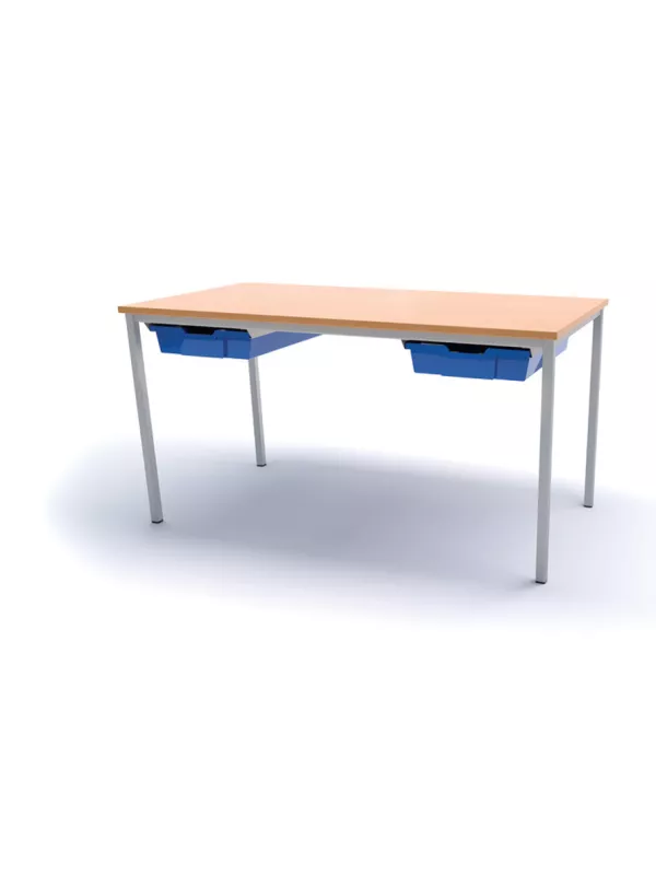 Willowbrook 1100 x 550mm Classroom Table C/W Trays