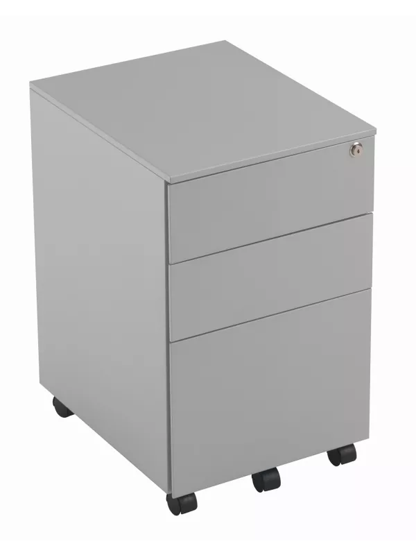 3 Drawer Under Desk Steel Pedestal