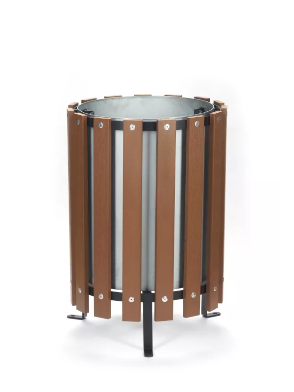 GPC Wood Effect Outdoor Litter Bins