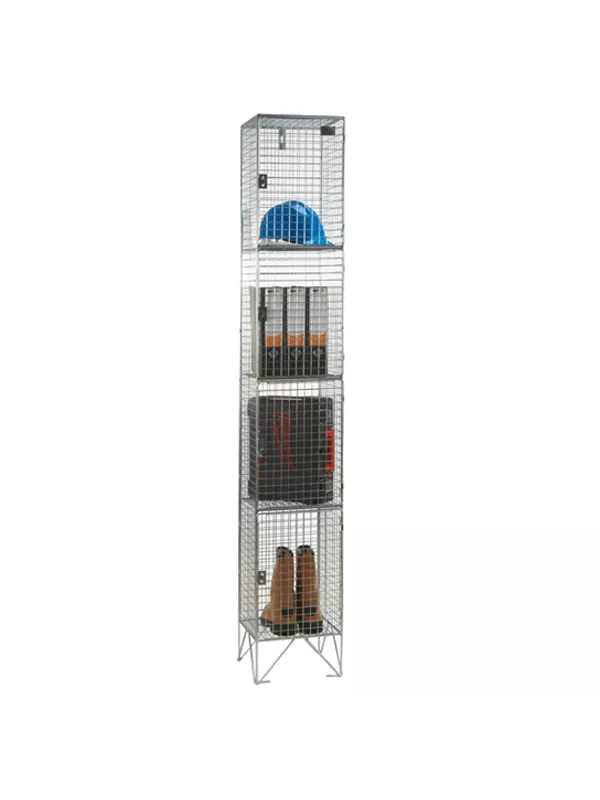Premier 4 Door Wire Mesh Locker