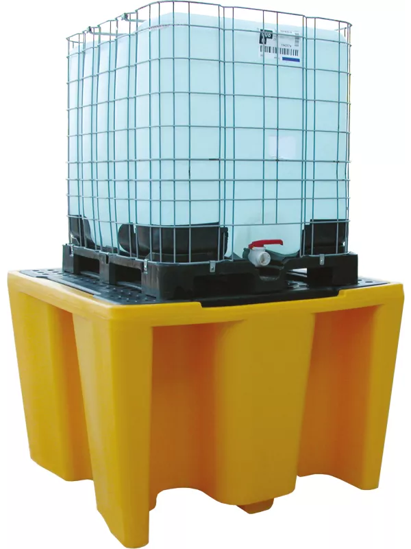 Fentex Single IBC Spill Pallet with Grid